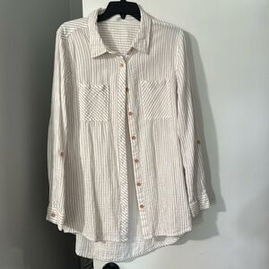 Maurice’s Large Double Cloth Button Down